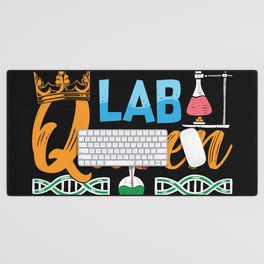 Lab Tech Lab Queen Laboratory Chemist Technician Desk Mat