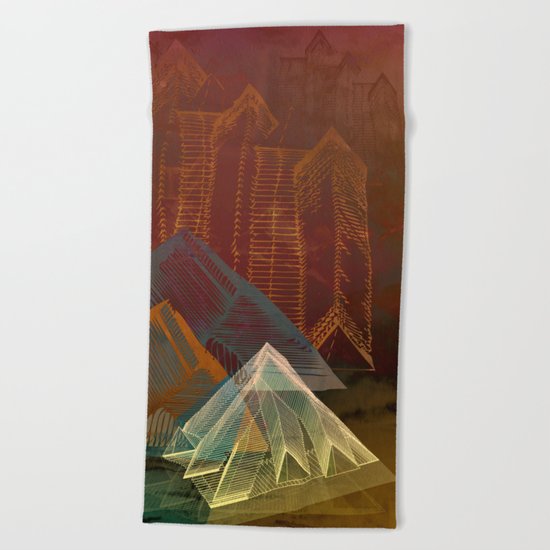 Piramidal 16.5.16 Beach Towel