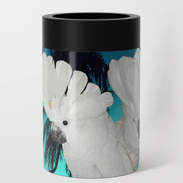 Cockatoo Bird at Sunset A314b Can Cooler