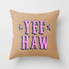 Yee Haw: Full Rodeo Edition Throw Pillow