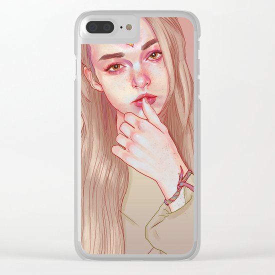 Opened third eye Clear iPhone Case