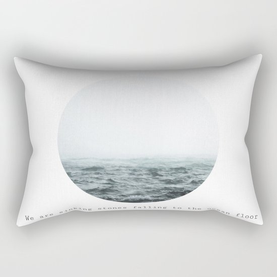 Sinking Stones Rectangular Pillow
