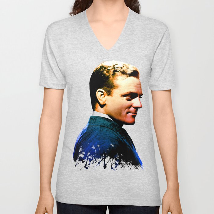 James Cagney, blue screen V Neck T Shirt