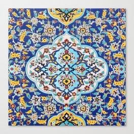 Golestan Persian Tile Canvas Print