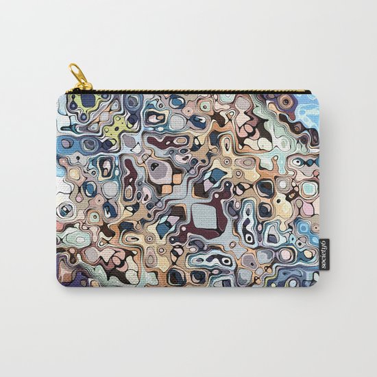 Colorful Chaotic Pattern Carry-All Pouch