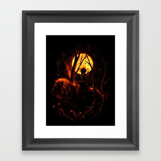 The Hunter Framed Art Print