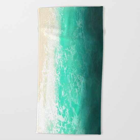 Sea texture Beach Towel