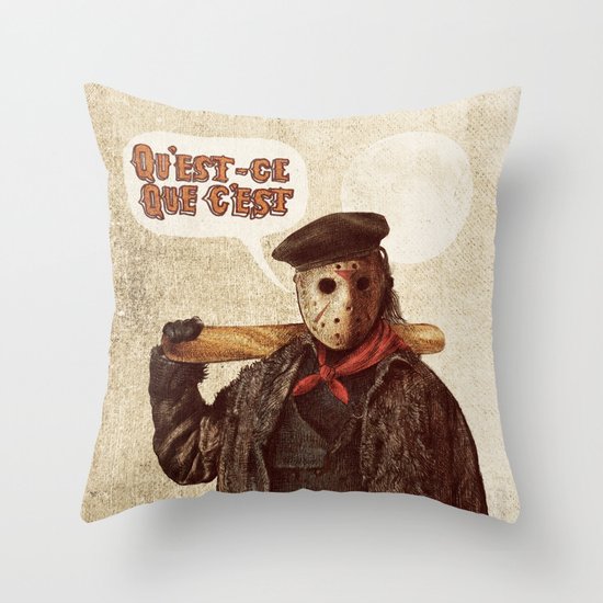 Psycho Killer Throw Pillow
