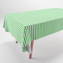 Kelly Green Vertical Sailor Stripes Tablecloth