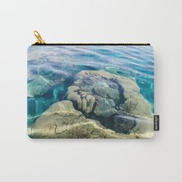 Underwater Life Carry-All Pouch | Photo, Sea, Diver, Aquarium, Rocks, Blue, Watercolor, Water, Beach, Marine 