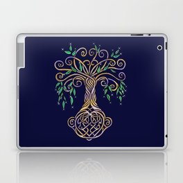 Celtic Tree of Life Nature Colored Laptop Skin