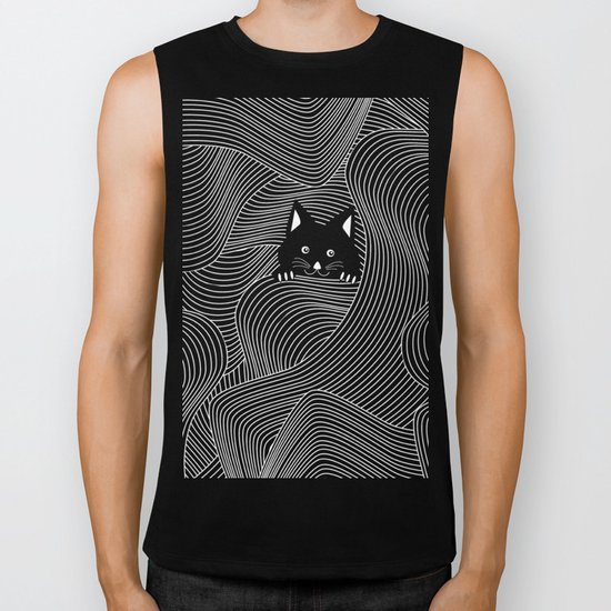 Crazy Cat Lady Biker Tank