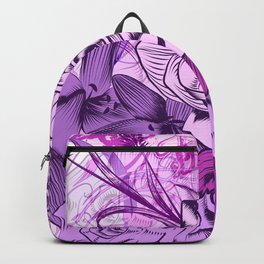 purple roses Backpack