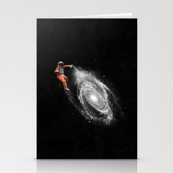 Space Art Stationery Cards