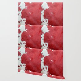 Pink Cowhide, Cow Skin Print Pattern Wallpaper