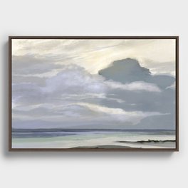 Cloud Bay Framed Canvas