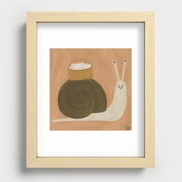 Snail Mail Recessed Framed Print