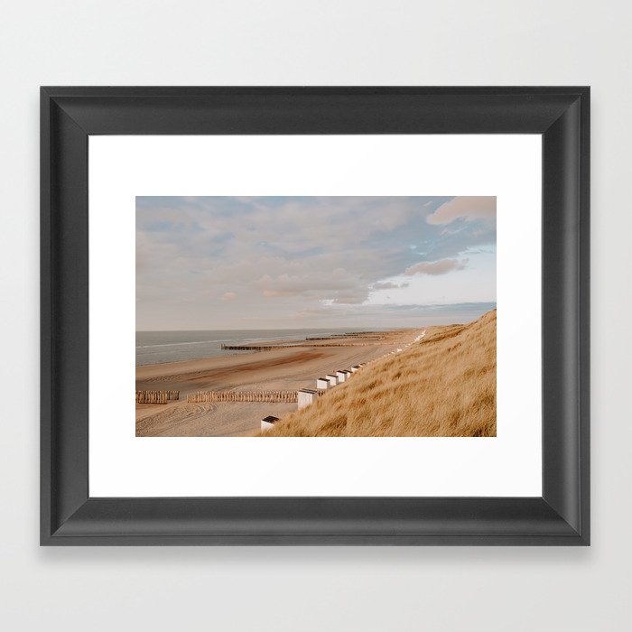 Beautiful beach view  Framed Art Print