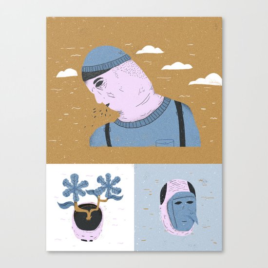 traurig Canvas Print