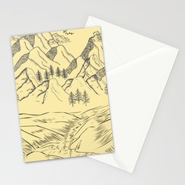 Peace Mountain Stationery Card