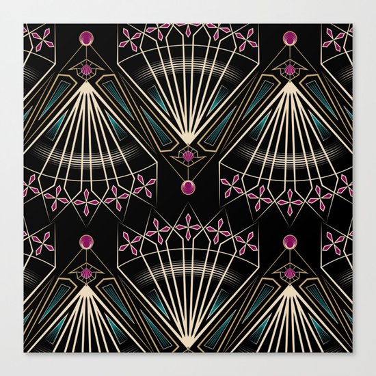 Art Deco . "Venice ". Canvas Print