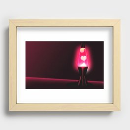 Lava Lamp Love Recessed Framed Print