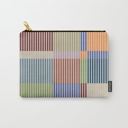 Linear Bauhaus Pattern 3. Carry-All Pouch | Dominique Vari, Mondrian, Lines, Graphicdesign, Clean Lines, Modern, Sporty, Bauhaus, Minimal, Geometric 