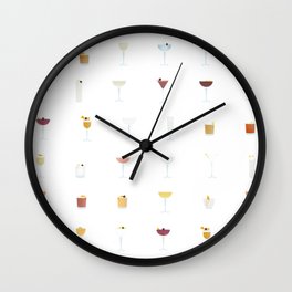 Unforgettables Cocktail Collection Wall Clock