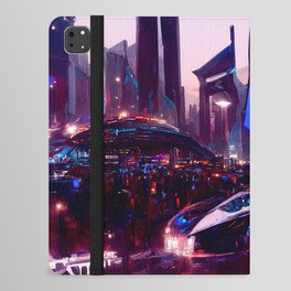 Postcards from the Future - Neon City iPad Folio Case