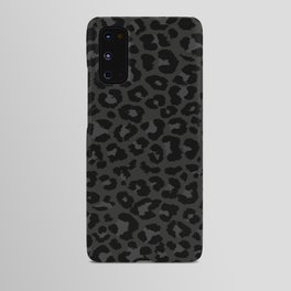 Dark leopard print Android Case
