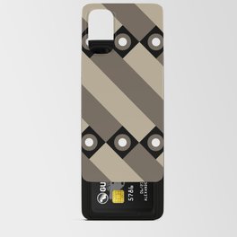 gray colored geometric pattern  Android Card Case
