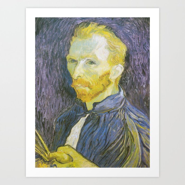 Vincent  Van Gogh Self Portrait 1889 Art Print