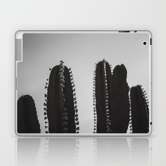 Cactus Photography - Black and White #2 Laptop & iPad Skin