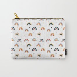 Colorful rainbow pattern Carry-All Pouch
