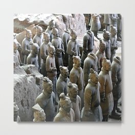 Terra Cotta Warriors CHINA Metal Print | Clay, Photo, China, People, Horses, Memorial, Art, Molded, Sculpture, Archaeology 