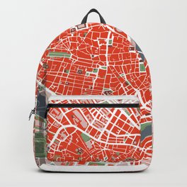 Seville city map classic Backpack