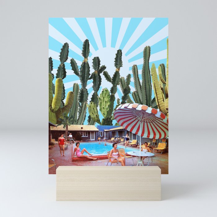 Cactus Inn Mini Art Print