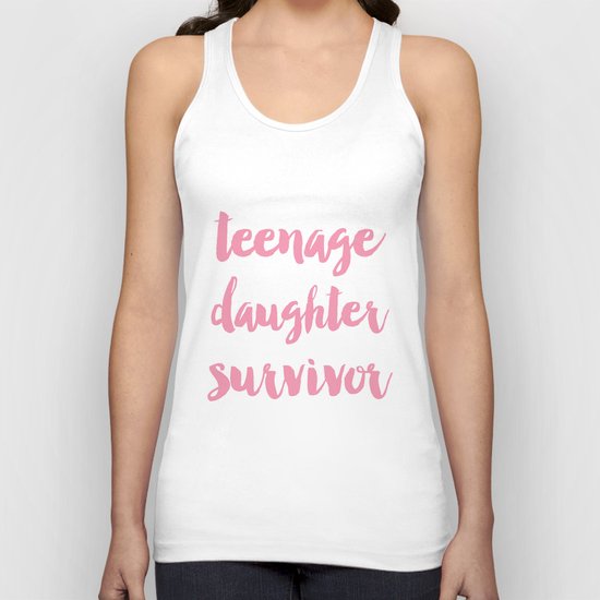 Teenage Daughter Survivor Mothers Day Unisex Tank Top