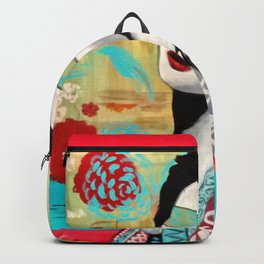 Color Blind Series  "Geisha" Backpack | Painting, Acrylic, Aerosol, Pop Art 