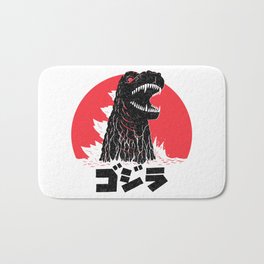 Land of the Rising Kaiju Bath Mat | Graphicdesign, Kaiju, Monster, Godzilla, Digital, Gojira, Japan, Japanese 