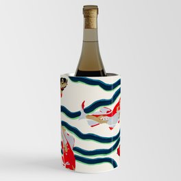 Art Nouveau Fish Wine Chiller