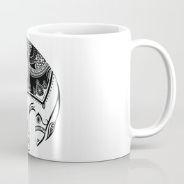 Abstract Design Indian Elephant Coffee Mug