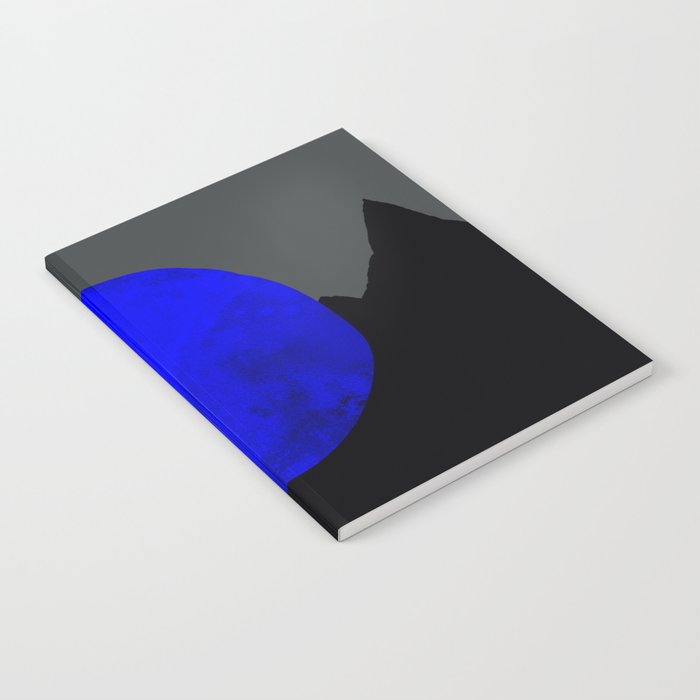 Moon Mountains Minimalism Notebook