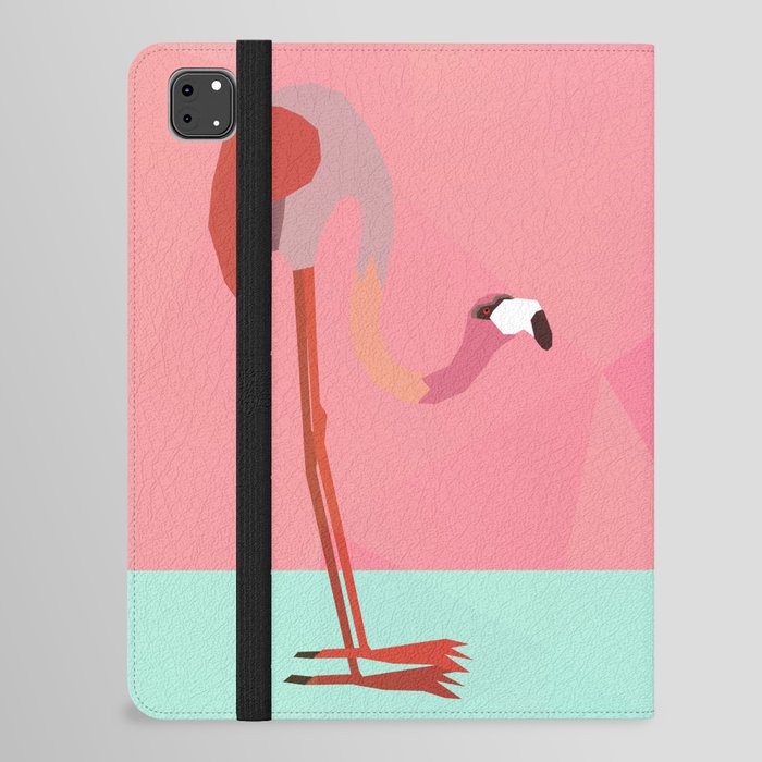 flamingo beautiful bird iPad Folio Case
