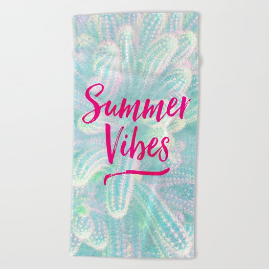 Summer Vibes! Beach Towel
