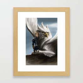 Griffin Rider Framed Art Print