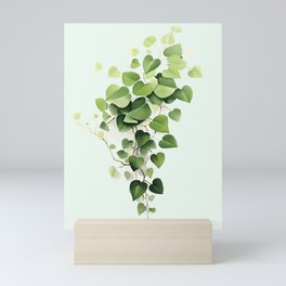 String of Hearts Plants Mini Art Print