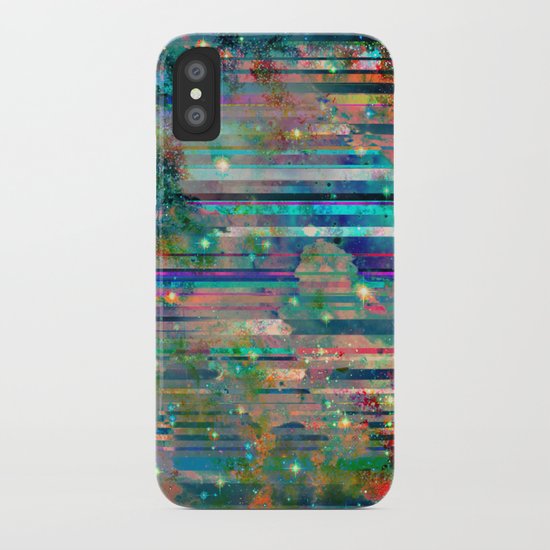 Space Glitch iPhone Case