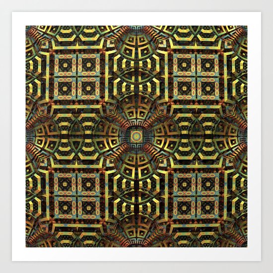 Stargate - Mayan Edition Art Print