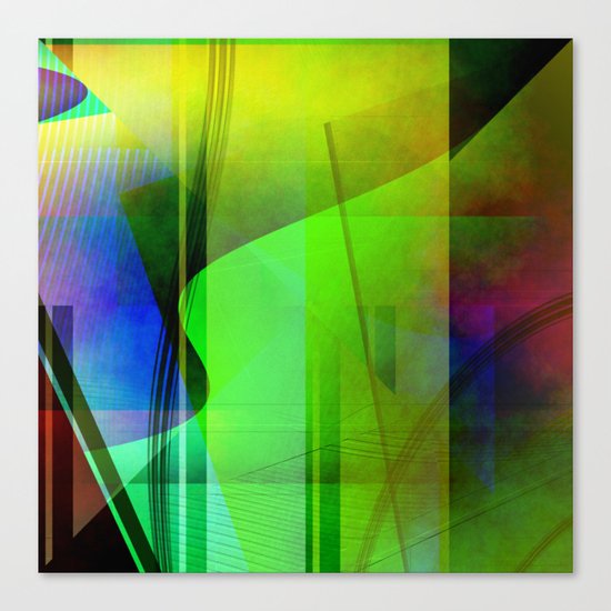Multicolored abstract 2016 / 006 Canvas Print
